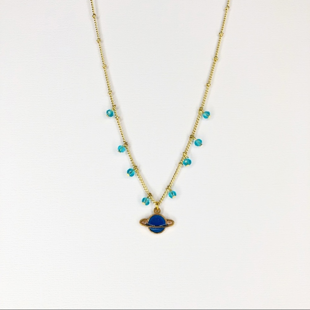 Dainty Planet Necklace